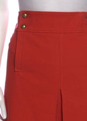 Tory Burch 'Thea' Red Canyon Mod Mini Skirt