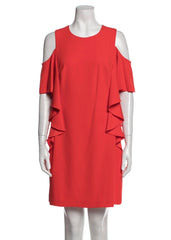 *FIRE SALE* Trina Turk Cold-Shoulder Ruffle Shift Dress