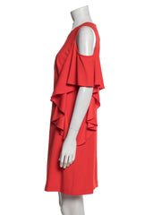 *FIRE SALE* Trina Turk Cold-Shoulder Ruffle Shift Dress