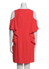 *FIRE SALE* Trina Turk Cold-Shoulder Ruffle Shift Dress
