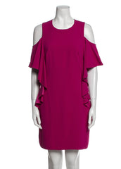 *FIRE SALE* Trina Turk Cold-Shoulder Ruffle Shift Dress