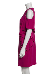 *FIRE SALE* Trina Turk Cold-Shoulder Ruffle Shift Dress