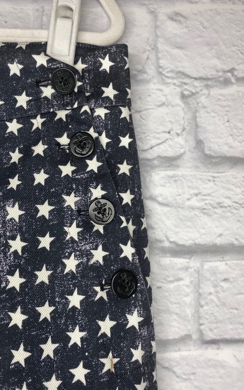 MaxMara Star-Spangled Lace-Up Denim Jeans