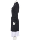 Michael Kors Black Belted Trench Dress