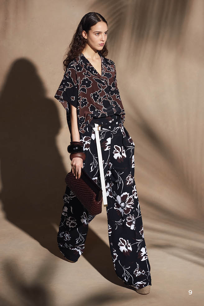 Michael Kors Collection Printed High-Rise Pants – Simply Audrey