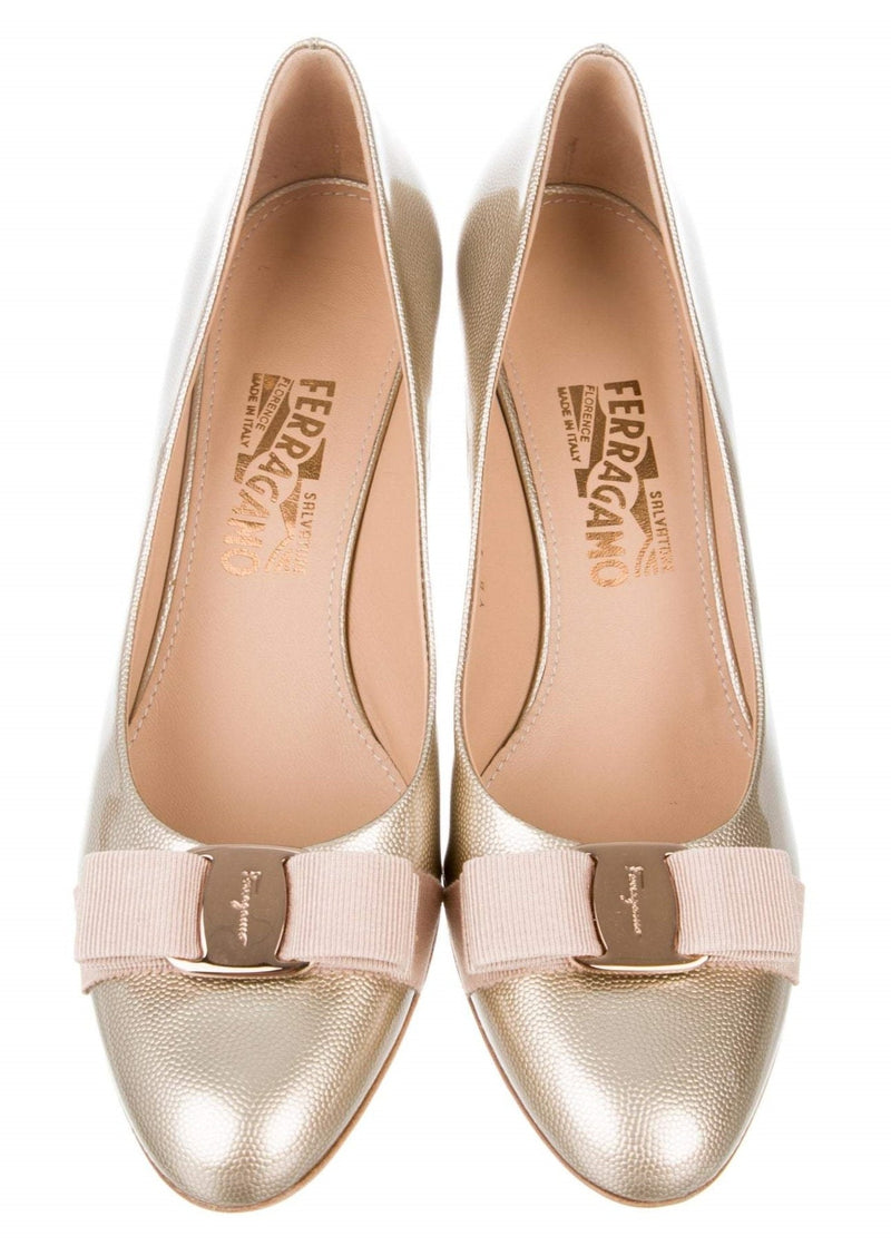 Salvatore Ferragamo 'Carla' Logo Pumps