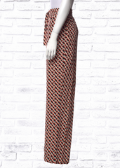 *FIRE SALE* Diane von Furstenberg Abstract-Print Silk Wide-Leg Pants