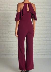 Trina Turk 'Plaza' Cold Shoulder Jumpsuit