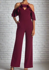 Trina Turk 'Plaza' Cold Shoulder Jumpsuit