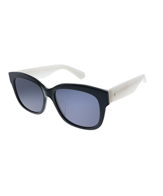 Kate Spade New York Black + Ivory Sunglasses