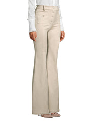 Alexis 'Helene' Flared Pant in Oyster Denim
