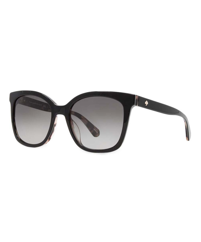 Kate Spade New York Black + Pink 'Kiya' Sunglasses