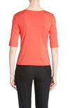 *FIRE SALE* Armani Collezioni 3/4 Sleeve Stretch Jersey Top