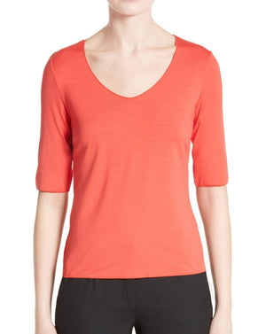*FIRE SALE* Armani Collezioni 3/4 Sleeve Stretch Jersey Top