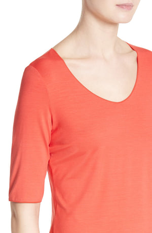 *FIRE SALE* Armani Collezioni 3/4 Sleeve Stretch Jersey Top