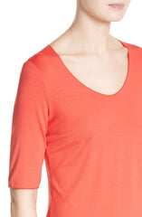 *FIRE SALE* Armani Collezioni 3/4 Sleeve Stretch Jersey Top