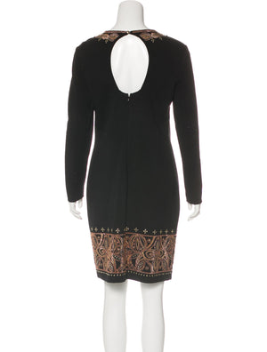 Emilio Pucci Crystal-Embellished Cutout Shift Dress