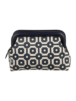 Tory Burch 'Ellen' Printed Canvas Clutch