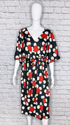 Marc Jacobs 'Daisey' Floral Jersey Midi Dress