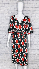 Marc Jacobs 'Daisey' Floral Jersey Midi Dress