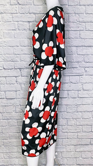 Marc Jacobs 'Daisey' Floral Jersey Midi Dress