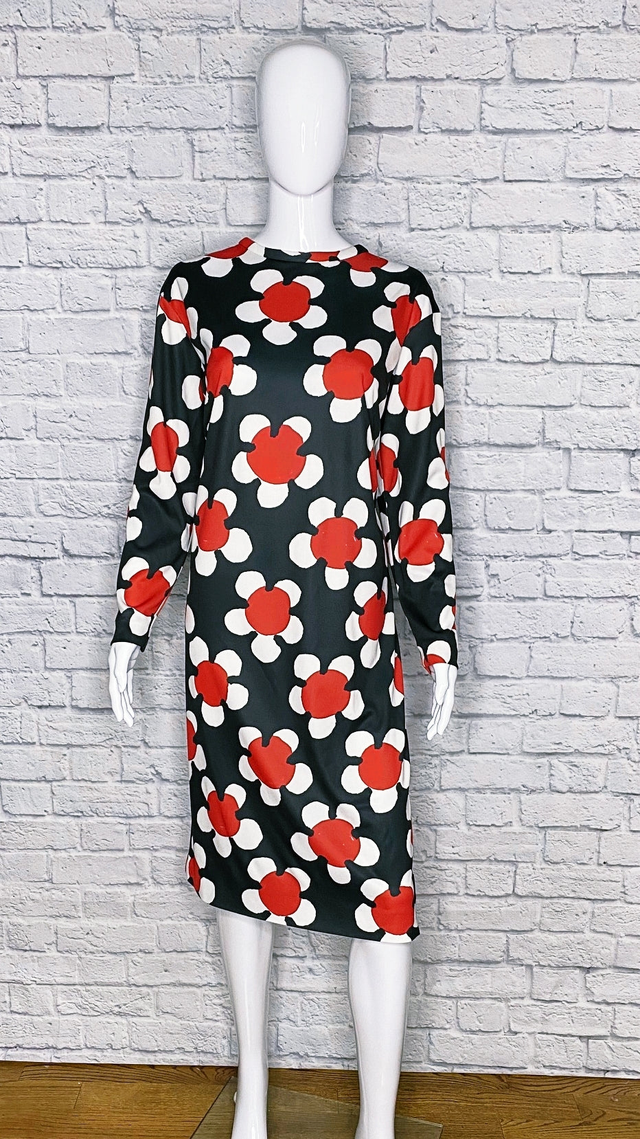 Marc Jacobs Red 'Daisey' Jersey Shift Dress