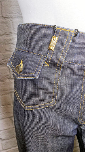 Dolce & Gabbana High-Rise Super Wide-Leg Indigo Denim