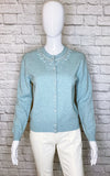 Marc Jacobs Embellished Wool-Cashmere Blend Cardigan