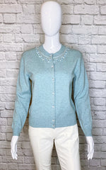 Marc Jacobs Embellished Wool-Cashmere Blend Cardigan