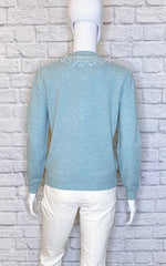 Marc Jacobs Embellished Wool-Cashmere Blend Cardigan