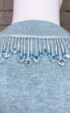 Marc Jacobs Embellished Wool-Cashmere Blend Cardigan
