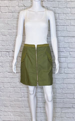 Rag & Bone Army Green Maverick Military Skirt