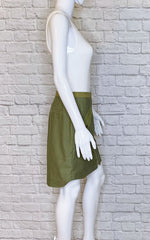 Rag & Bone Army Green Maverick Military Skirt