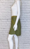 Rag & Bone Army Green Maverick Military Skirt