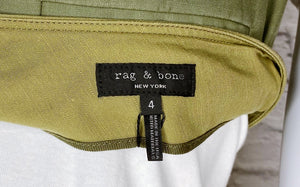 Rag & Bone Army Green Maverick Military Skirt