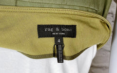 Rag & Bone Army Green Maverick Military Skirt