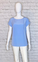 Escada Blue 'Nasina' Silk Blouse