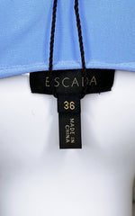 Escada Blue 'Nasina' Silk Blouse