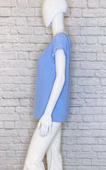 Escada Blue 'Nasina' Silk Blouse