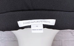 Diane von Furstenberg 'Seduction' Black Lace Romper