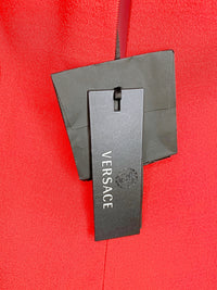 Versace Vintage Wool Button-Accent Dress