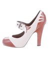 Bottega Veneta Satin/Leather 'Mary Jane' Pumps