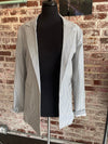 Piazza Sempione 'Giacca Panna' Striped Lightweight Virgin Wool Blazer