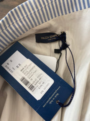 Piazza Sempione 'Giacca Panna' Striped Lightweight Virgin Wool Blazer