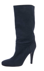 Stella McCartney Vegan Suede Mid-Calf Boots