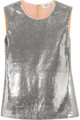 Diane von Furstenberg Sequin Party Top