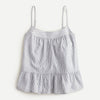 J. Crew Striped Crinkle Cotton Tank Top