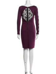 Alice + Olivia 'Dionne Strong Shoulder' Diamond Back Dress