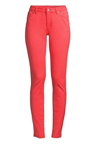 Escada Sport 'Linda' Straight-Leg Coral Denim