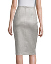 Escada 'Ravex' Metallic Pencil Skirt
